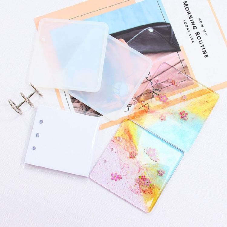 High Quality Flexible DIY Silicone Mold for Notebook Cover Keychain Phone Case