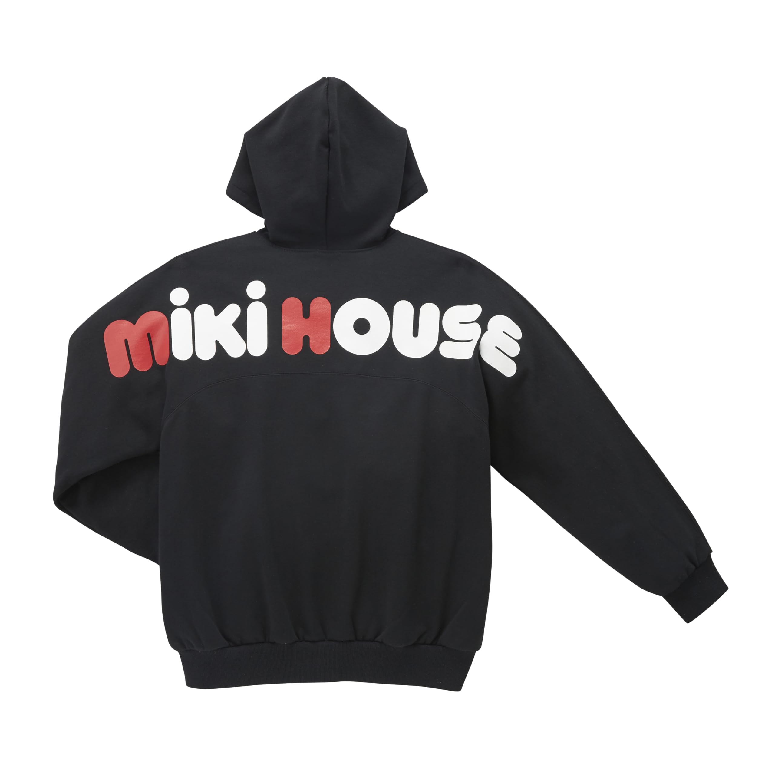 

Hoodie for Long One Made in L Black [MIKI HOUSE] Adults, Sleeve, Logo, Plain, Point, Japan, Boys, Girls, Parent-Child Pairs, Kids, Children s Clothes, чорний