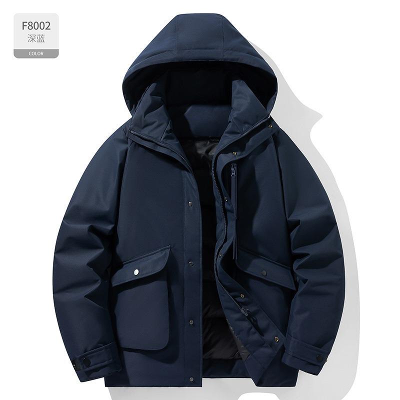 Couple tooling down padded jacket men's trend padded jacket new winter short trend loose thickened down padded jacket women