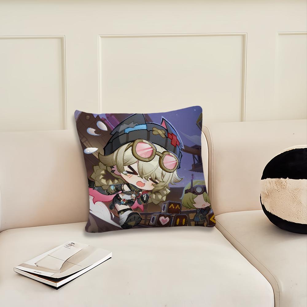 Game Genshin Impact boy cushion cover Pillow Cover Decoration Room Home Sofa living Office Car Nordic Simplicity