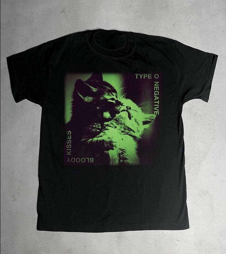 

Bloody Kisses Type O Negative Cat Short Sleeve Black S2345XL Unisex TShirt Unisex T-Shirt XXXL