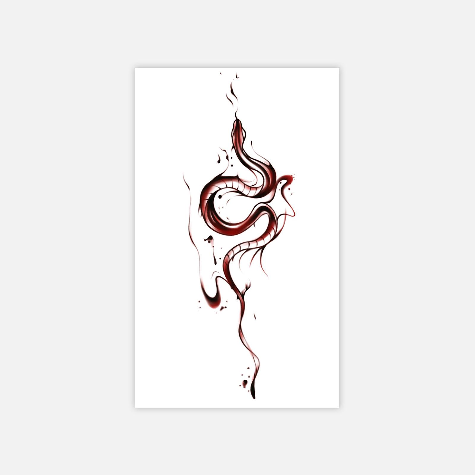 

Simple and advanced sense, small fresh and beautiful, cute small picture, fruit lemon tattoo sticker 6*10