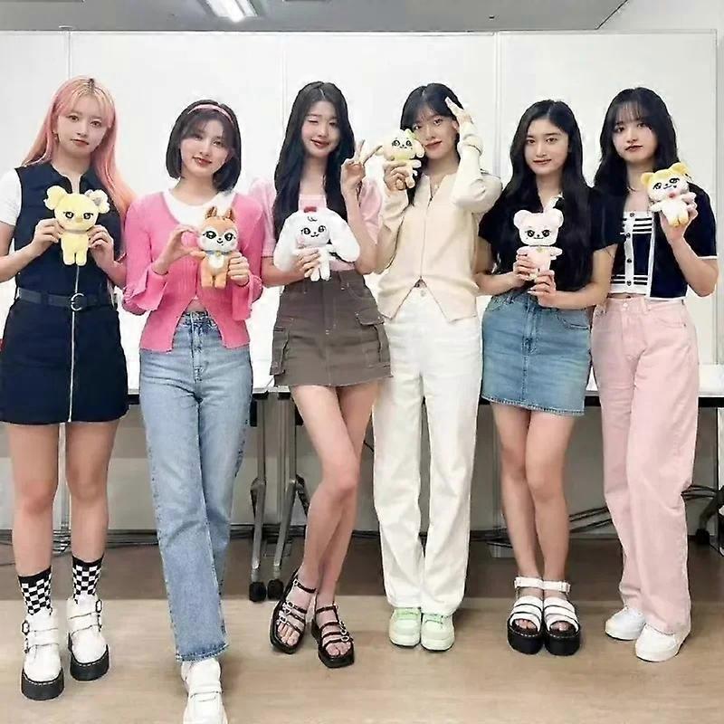 Kpop IVE Peluche Ciliegia Kawaii Cartone Animato Jang Won Young Peluche Bambola Giocattoli Morbidi Carini Cuscini Hemi
