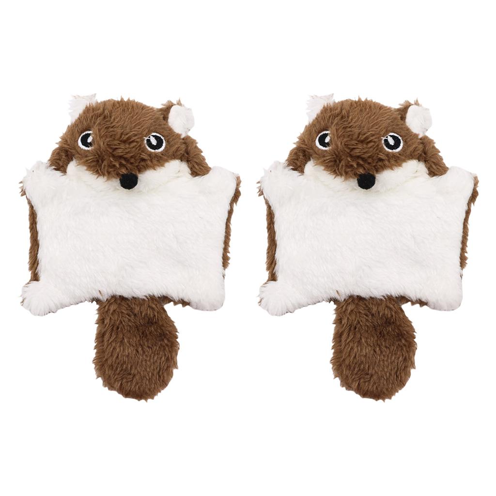 2PCS Interactive Plush Mouse Teaser Toy for Cats with Crinkle Paper Sound and Soft Teething Toy for Indoor Entertainment