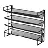 Seasoning Rack   4 Tier Vertical Countertop Seasoning Rack   for Kitchen Cabinet Pantry Cupboard