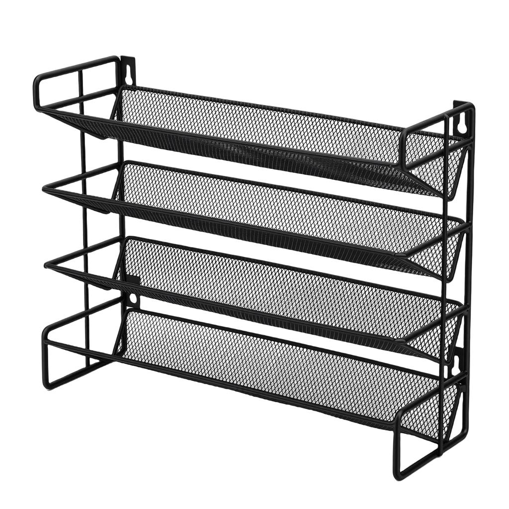 Seasoning Rack   4 Tier Vertical Countertop Seasoning Rack   for Kitchen Cabinet Pantry Cupboard