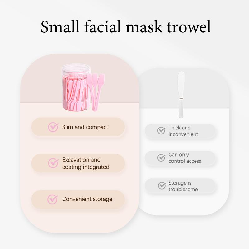 100 Pcs/Jar Mini Cosmetic Spatula Scoop Face Cream Makeup Mask Mixed Spoon Beauty Diy Tools Eye Facial Makeup Applicator Sticks