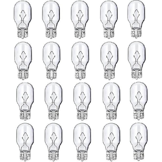 Kscjdg 18W 12V T5 Light Bulb Replacement Landscape Light Bulbs -Wedge Base Lights Bulb -Malibu Lights Bulbs -Low Voltage Landscaping Light Bulbs - 20