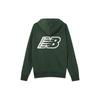 New Balance Sweatshirts Men's Green Hooded Moderate Other AMT23511-NWG