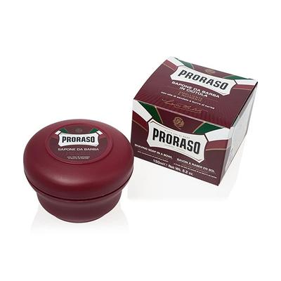 סבון גילוח Proraso מסוג קופסה לזקן גס, מעניק לחות ומזין 150 מ"ל, סבון גילוח מזין, 147.4 גרם