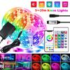 30 LEDS/meter LED Strip Bluetooth APP Control With Battery And US Plug Power Supply For Home Decoration  And Ambient Lighting