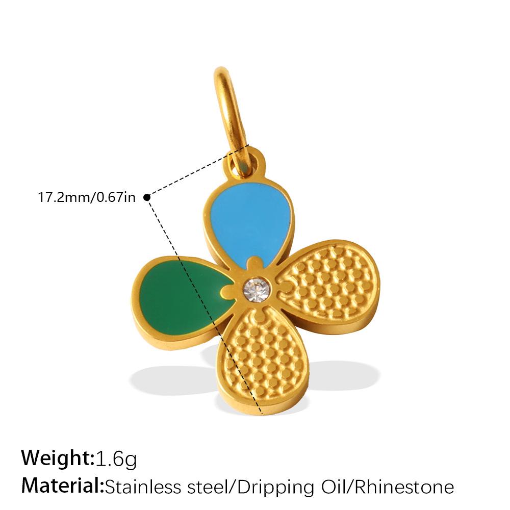 European and American Dripping Oil Small Fresh Plant Series Pendant Cactus Flower Bee DIY Versatile Jewelry Accessories 2026