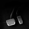 For Tesla Model 3 Model Y Aluminum Alloy Anti-Slip Foot Pedals Set Brake Gas Accelerator Rest Pedal Black Car Accessories