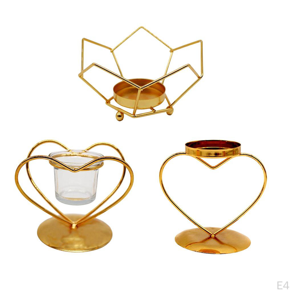 3D Geometric Candle Holder For Home Wedding Party Table Decorations