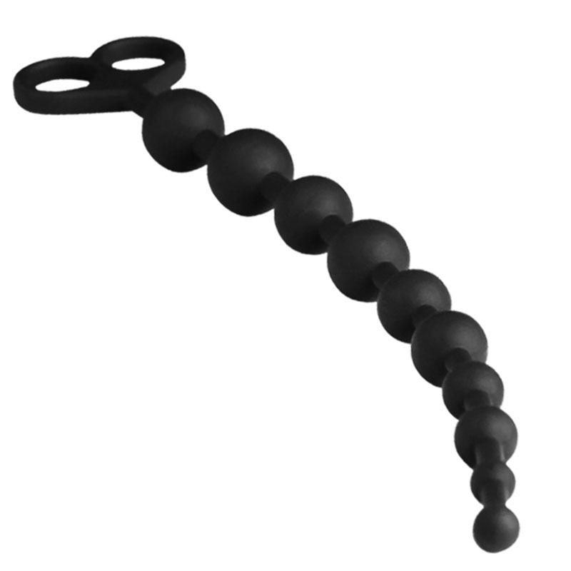 34cm Long Small Anal Beads Silicone Butt Plug Anal Balls Sex Toys For Gay Male Prostate Massage