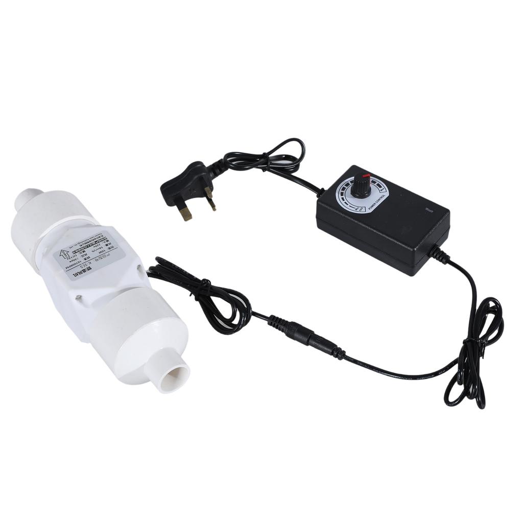 Vysoce účinný 20/25/32/40/46mm potrubní ventilátor s kovovými lopatkami pro ventilaci kuchyně a odvod kouře