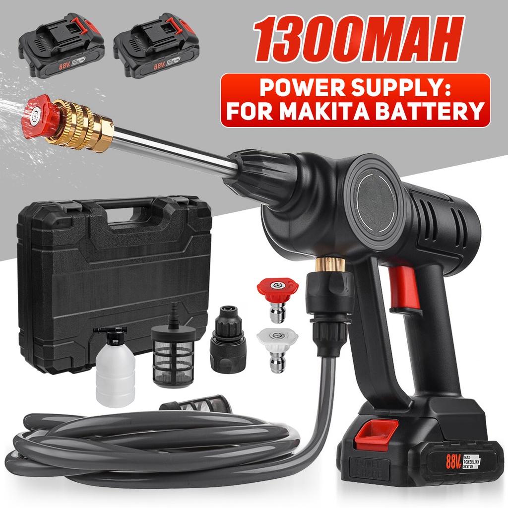 

180 Вт 88 В Портативная Беспроводная Мойка Высокого Давления для Автомобилей Спрей Электрические Водяные Пистолеты Мойка Автомобилей Водяная Струя Пенообразователь Уборочная Машина Only machine чёрный