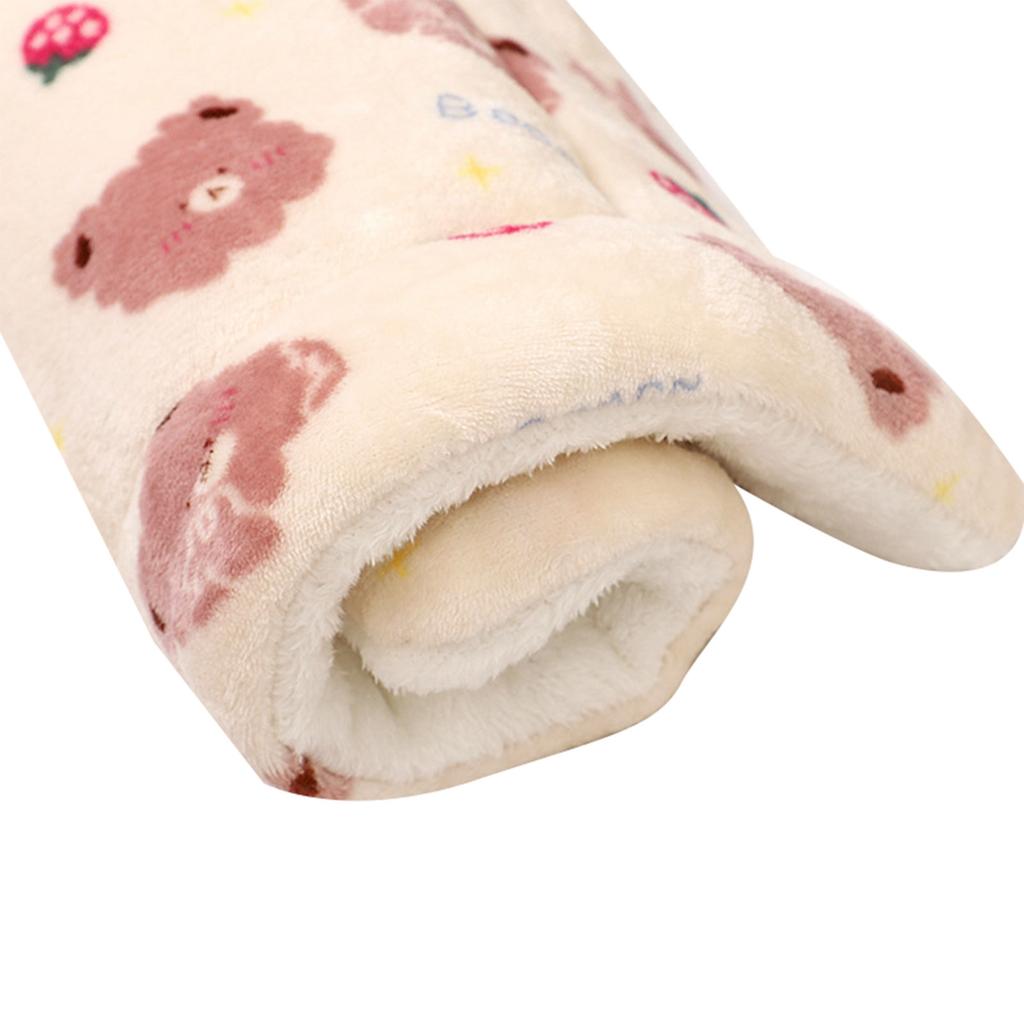 Furry Dog Blanket Soft and Warm Flannel Fleece Washable Pet Blankets for Dog Cats Cute Star Print Throw Cover