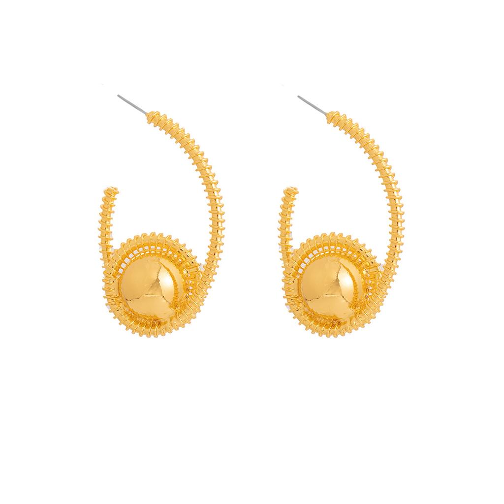 Unique and Exaggerated Metal Earrings for Women with Fashionable and High-grade Design - Stand Out In Parties