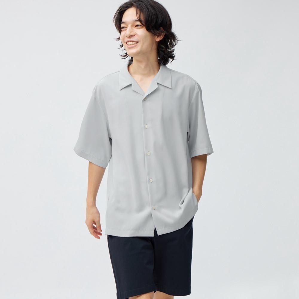 

GU Open collar shirt half sleeve B