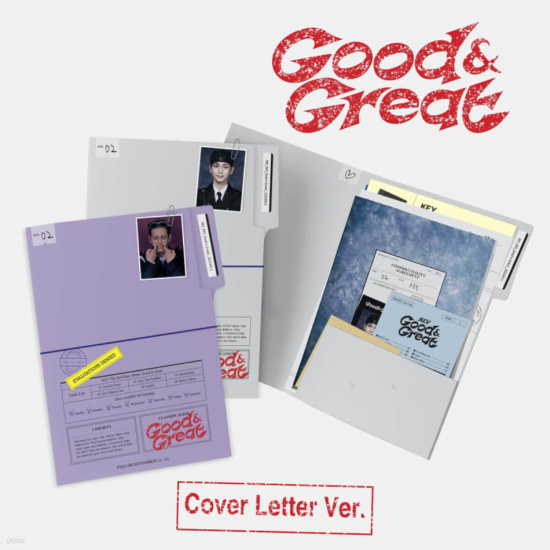 

KEY - 2nd Mini Album: Good & Great [Cover Letter Ver.] [1 out of 2 randomly sent]