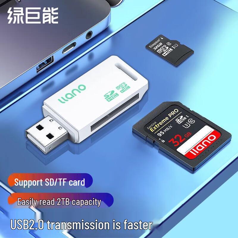 llano USB 2.0 Multi-Functional SD/TF Card Reader