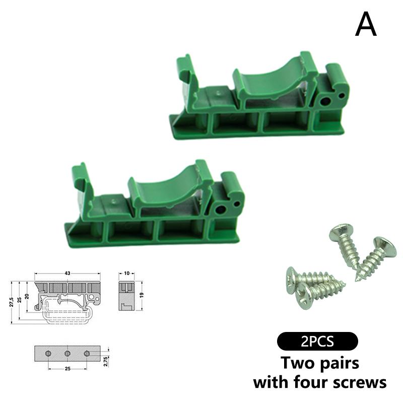 2Pcs Drg-01 Pcb Mounting Brackets For Din 35 Rail Adapter Circuit Board Mounting Bracket Replacements Parts