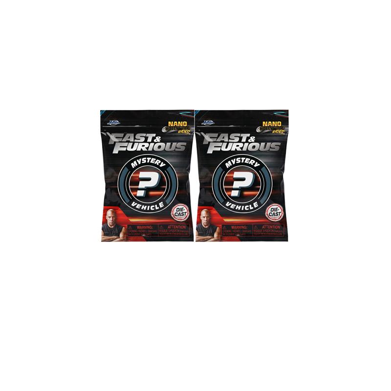 JADA W2 Fast & Furious 1:128 Diecast Metal Mini Cars Blind Box (Wave 2) - Random Movie Vehicle Collection x4