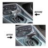 Kohlefaser Schalthebelkopf Blendenabdeckungen Für Dodge Challenger Charger 15+/Durango 18+
