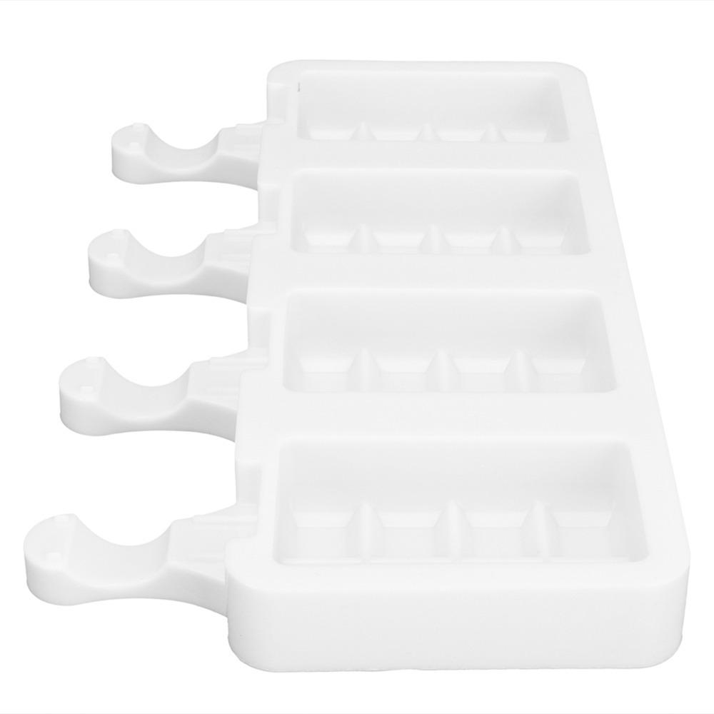 Grid Pattern Silicone Ice Cream Mold Square Ice Lolly Mold Portable Ice Bar Maker Homemade Treats S