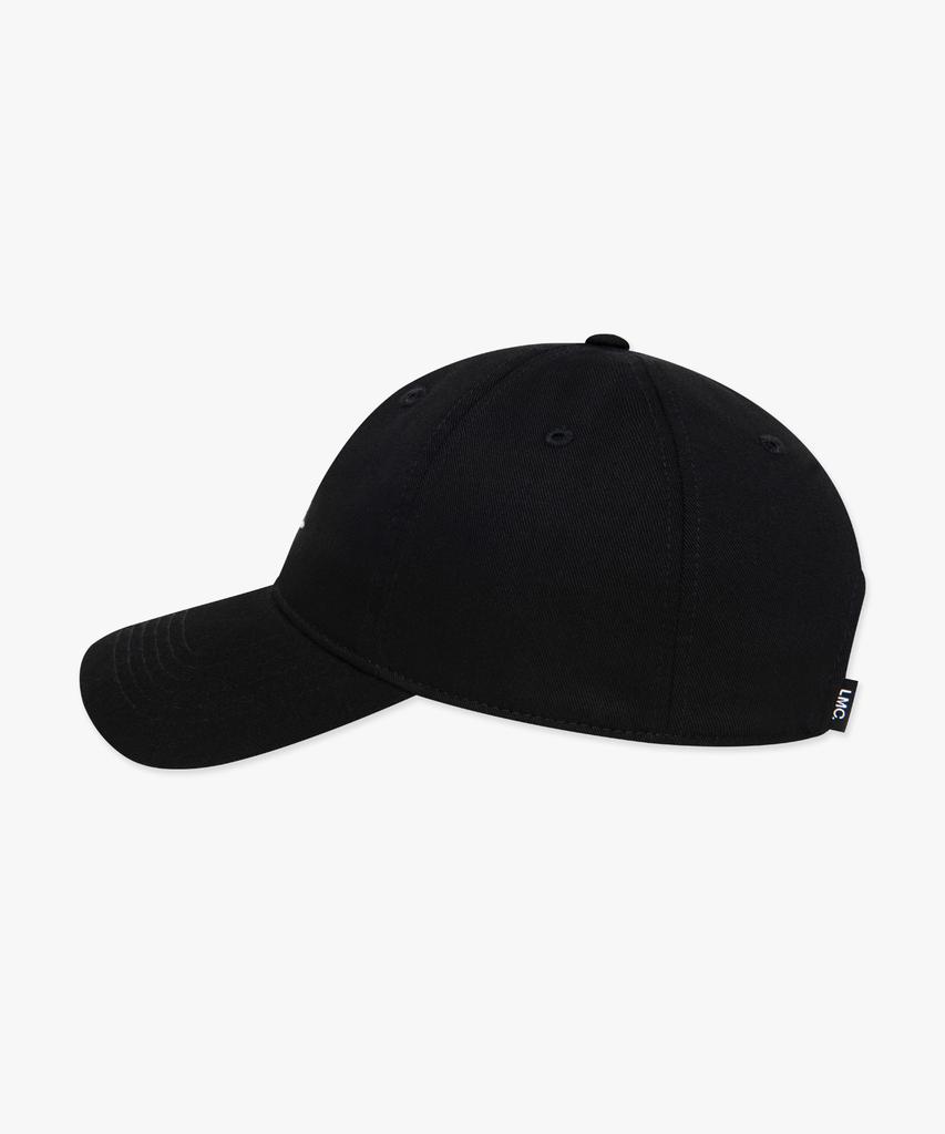 LMC Serif Logo 6Panel Cap Black