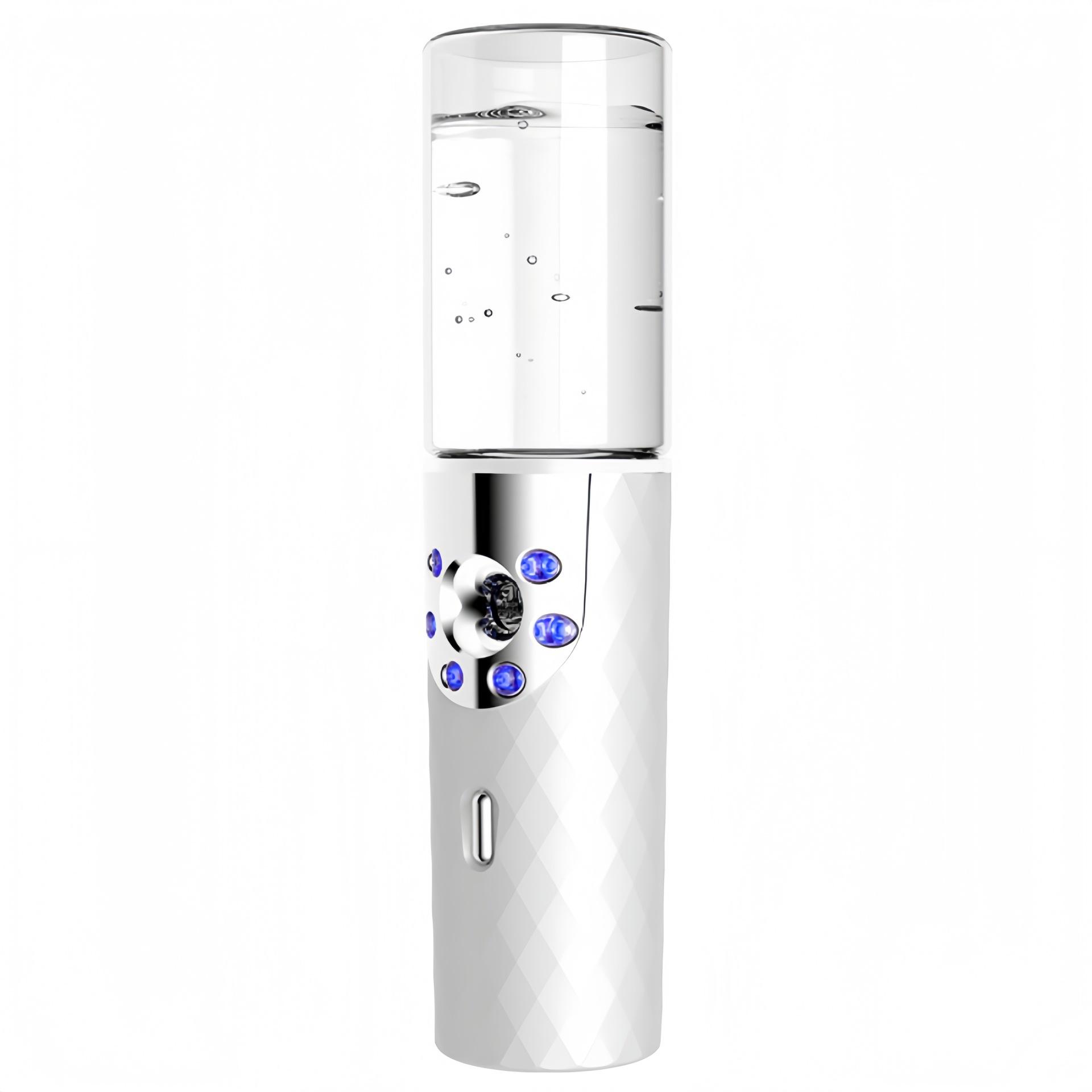 Portable Nano Facial Steamer USB Rechargeable Handy Cool Mist Sprayer Moisturizing Humidifier Skin Care 1pc Mist Sprayer