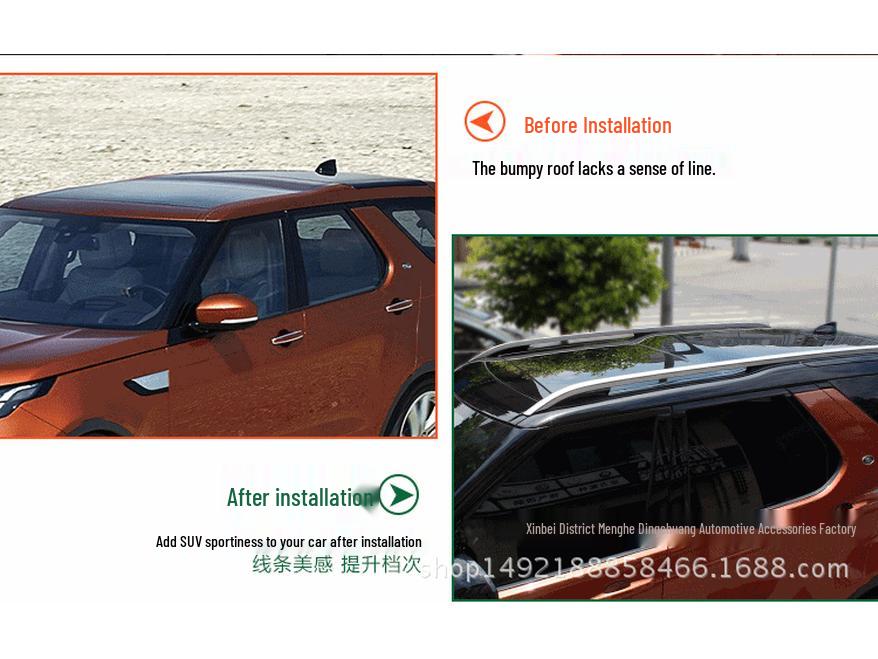 Compatible Discovery 5 Cross Bars & Original Luggage Rack