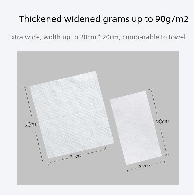 DAMAH Black Magic Baumwoll-Gesichtstücher - 72 Einweg-Reinigungstücher für Schönheitssalons