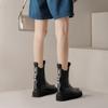 2025 badge buckle slim and heightened desert Chelsea boots autumn and winter new thick-soled British short Martin boots children