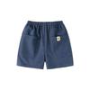 Kids' Summer Casual Breathable Elastic Shorts with Little Bear Design