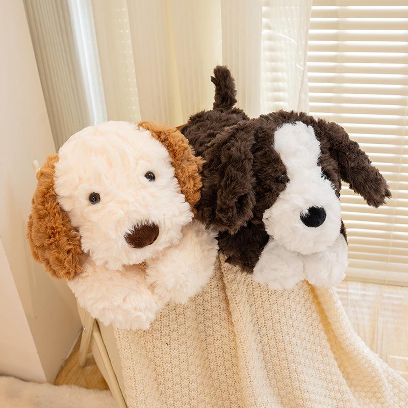 Lying Lazy Dog Plush Toy - Cute & Trendy Comfort Gift for Kids