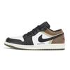 Air Jordan 1 Abrasion Resistant Abrasion Resistant Low Top Vintage Basketball Shoes Unisex Coffee 553558-092(Team210-)