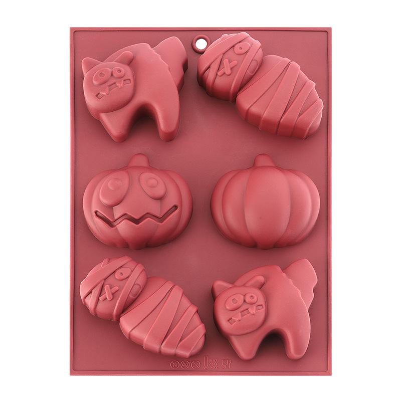 Halloween Silicone Cake Mold Creative Biscuit Pumpkin Cake Mold Ghost Doll Pumpkin Baking Mold Baking Tools Kitchen Accessories