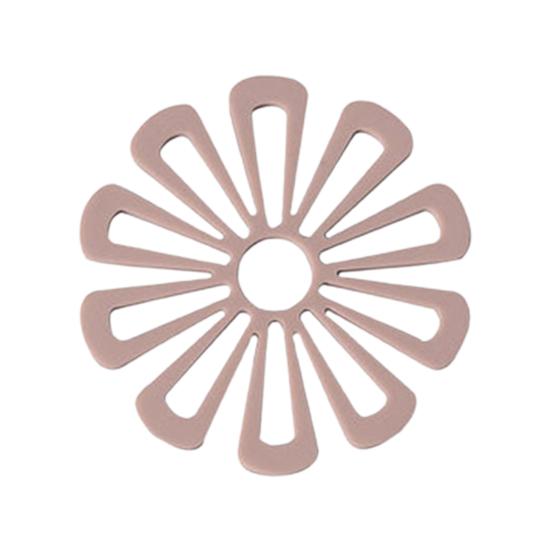 

Insulation Pad Heat Food Grade Resistant TRP Flower Shaped Trivet Mat for Kitchen
