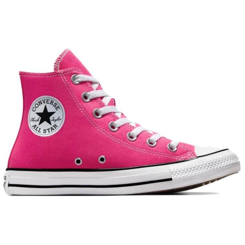 Converse Chuck Taylor All Star Comfortable and Versatile High Top Canvas Shoes Unisex Pink