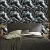 Graphite and gray ink wallpaper for living room and bedroom 50x1000