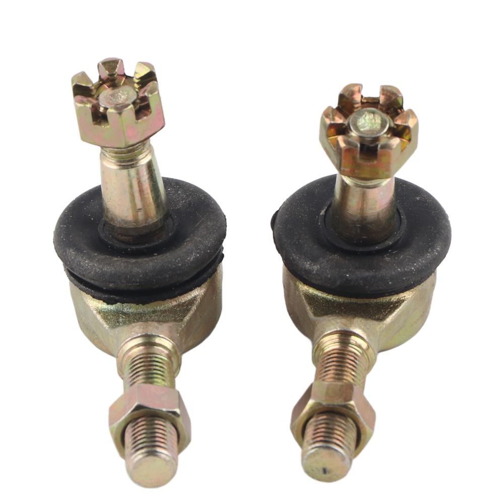 2Pcs Gold Tie Rod Ball Joint M10 Thread Heavy Duty Ball Joint Swing Arm Ball Joint For Go Kart