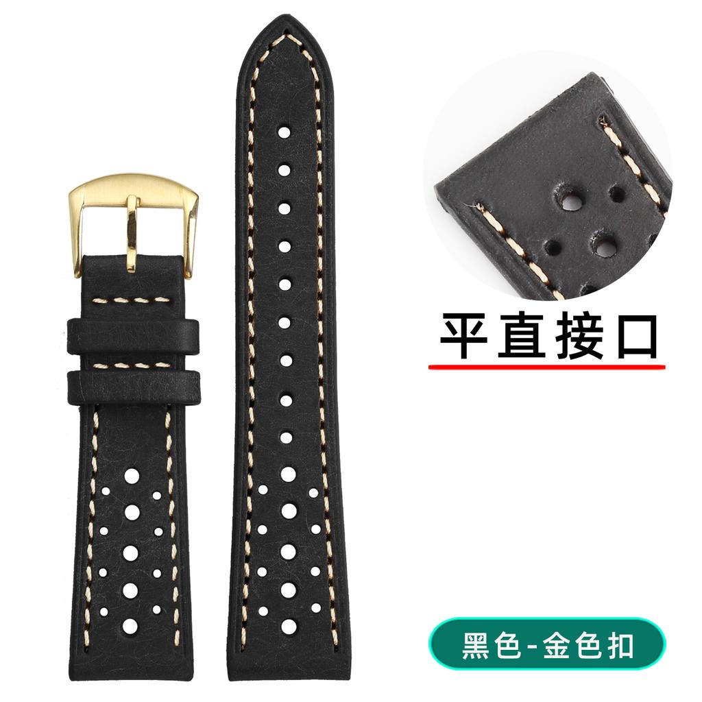 Handmade PUEBLO Italian Cowhide strap 18 19 20 21 22MM for Omega Longines Rolex Soft Retro breathable Genuine leather Watch band
