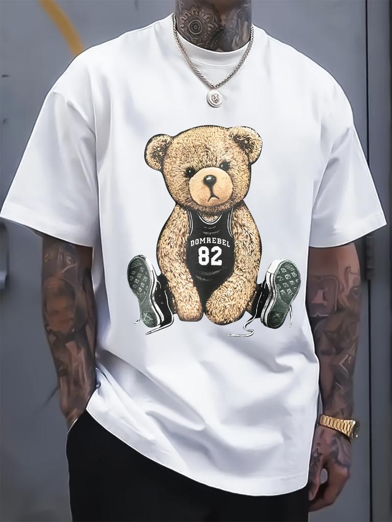 [Summer Tee Shirt] Casual Summer Short Sleeve Tee Shirt - Print Tees for Men