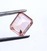4.30 Carat Attractive Offer Peach Sapphire Emerald Shape Sri Lanka Certified Gemstone SN27