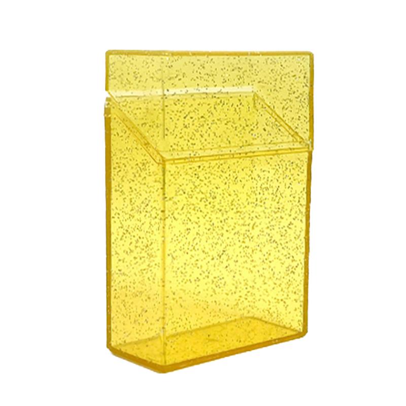 Large Capacity Portable Plastic Small Size Storage Box Idol Photo Card Holder Moisture-proof Sealed Flip Lid Classified Boxes
