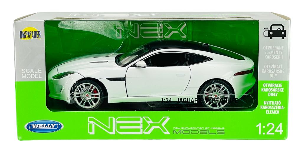 WELLY JAGUAR F-TYPE COUPE WHITE 1:24 24060