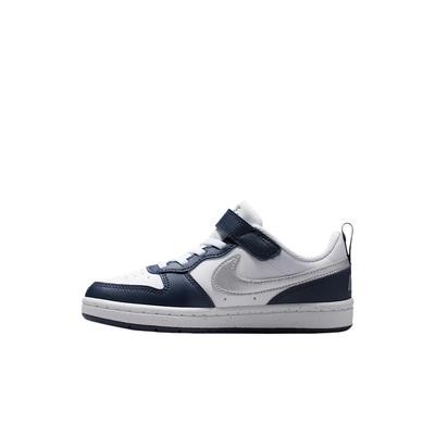 Court Borough Low Recraft PS White Metallic Silver Kids Sneakers DV5457-135