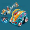 Children's Stunt Tipping Toy Car With 360 Degrees Rotation Transparent Belt Gears Colorful Lights Music Children's Toys Universal Driving Car